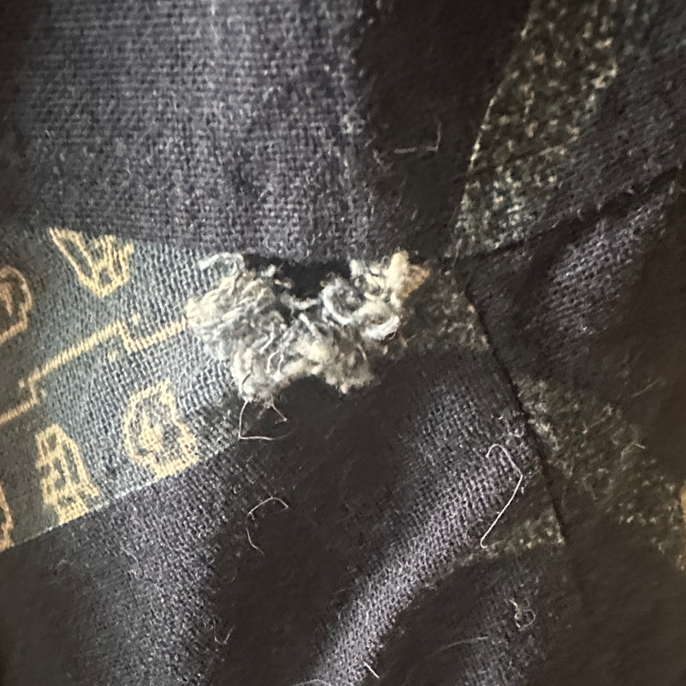 Batik Patchwork Pattern Bohemian Drop Crotch Pants - image 3